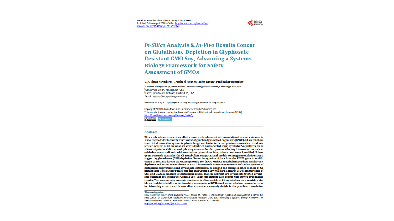 American Journal of Plant Sciences</br>August 2016