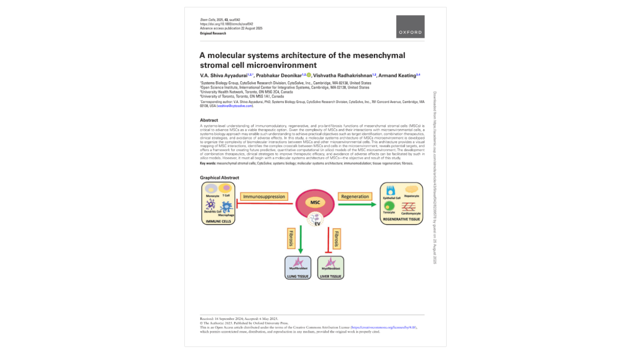 Stem Cells</br>August 2025